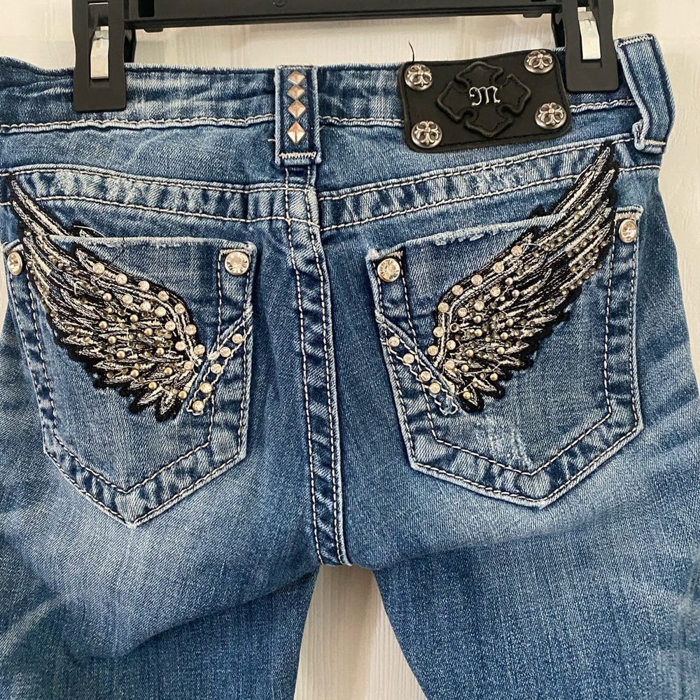 Girls Miss Me bootcut jeans size 12